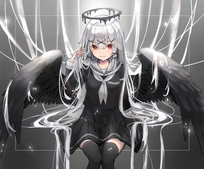 Fallen Angel Anime Coloring Pages A Comprehensive Guide