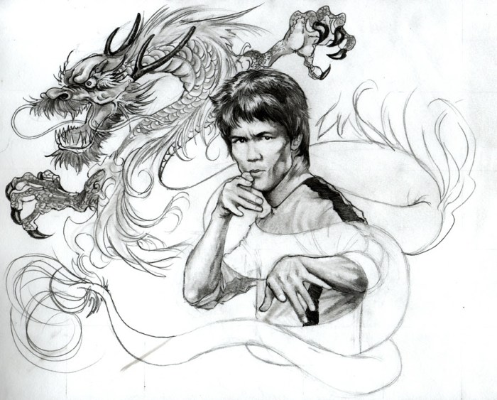 Bruce Lee Coloring Book A Champions Journey