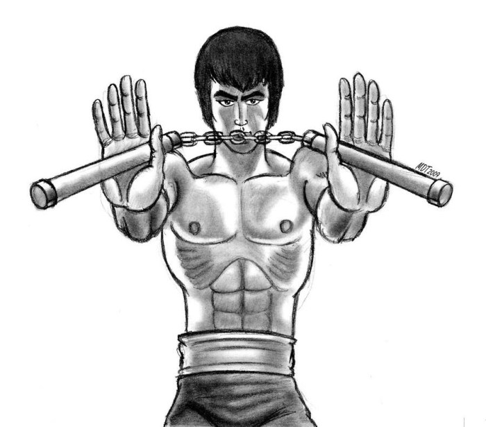 Bruce lee coloring book