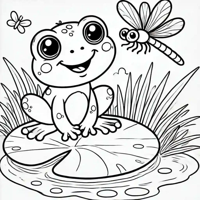 Easy wild animal animal coloring pages