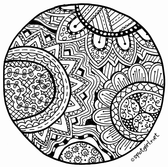 Zentangle coloring pages animals