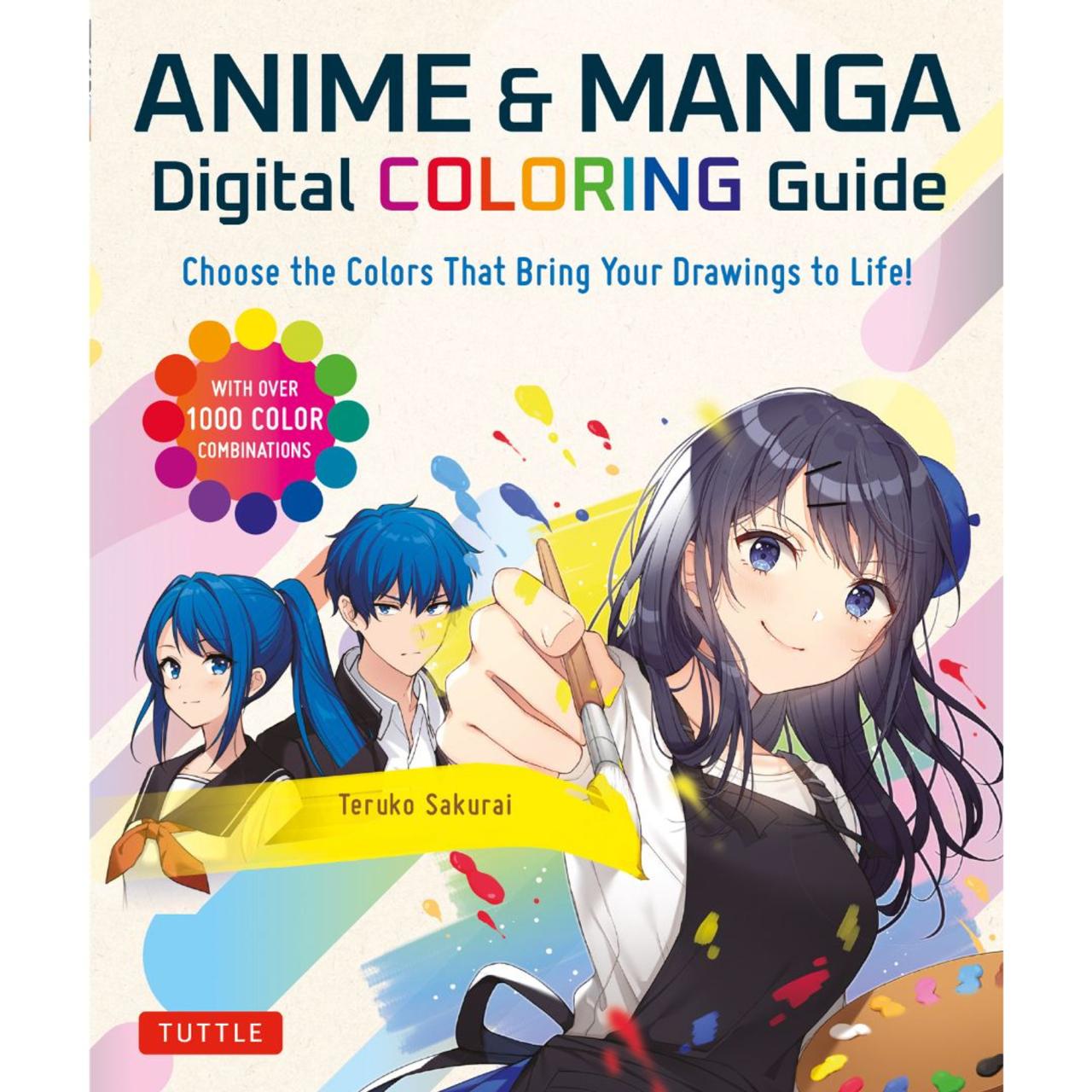 Digital anime coloring tips