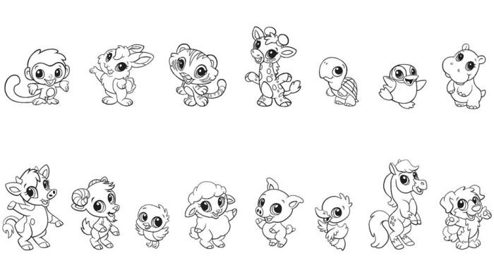 Disney baby animal coloring pages