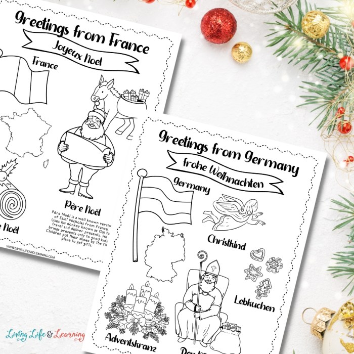 Christmas around the world coloring book