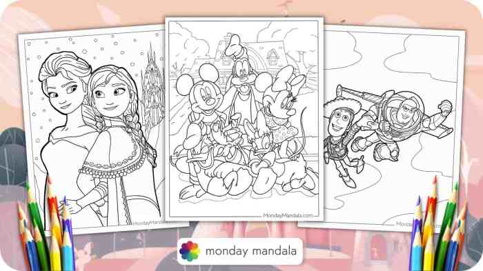 Disney Coloring Book PDF Free A Comprehensive Guide