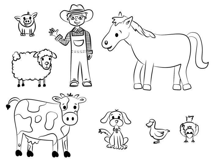 Farm Animals Bulk Coloring Book A Comprehensive Guide