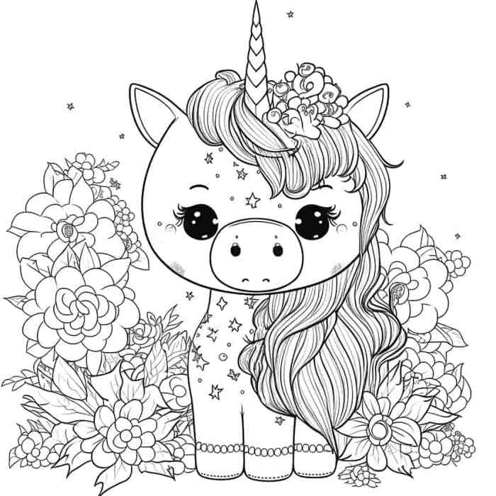 Cute Animal Coloring Pages for Girls