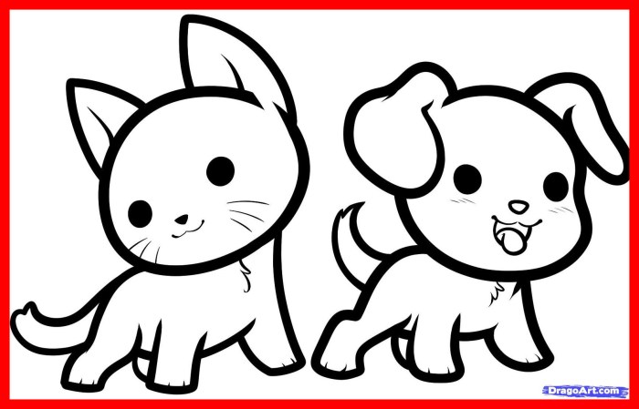 Coloring Sheets Cute Big Eye Animals