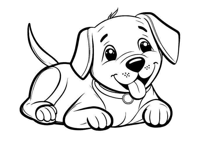 Coloring Pages Animals Dogs A Comprehensive Guide