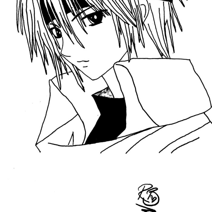 Favorite anime characters coloring pages