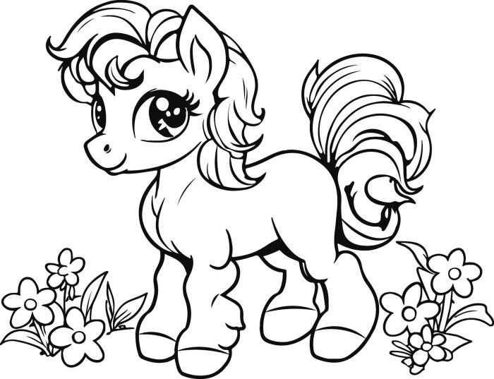 Cute animals coloring pages my little pony