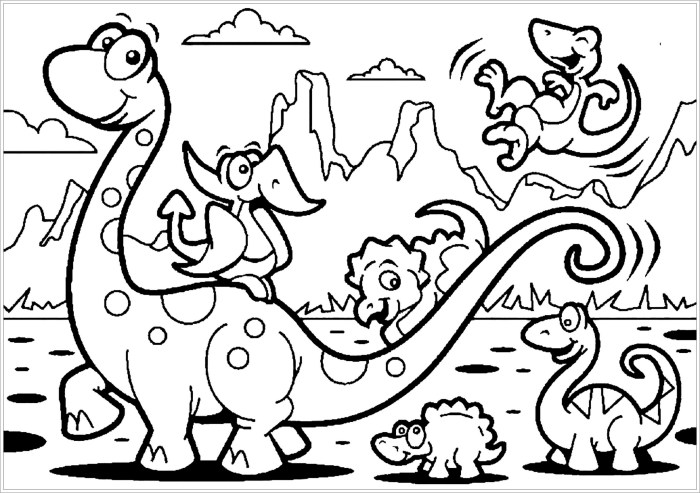 Full size animal coloring pages