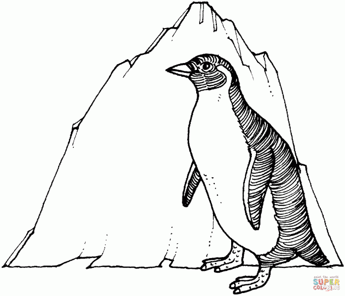 Easy Animal Coloring Pages Penguin Fun