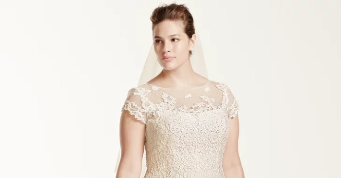 Cheap plus size wedding dress