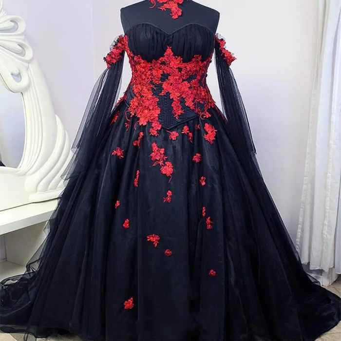 Red Black White Wedding Dresses A Modern Bridal Trend