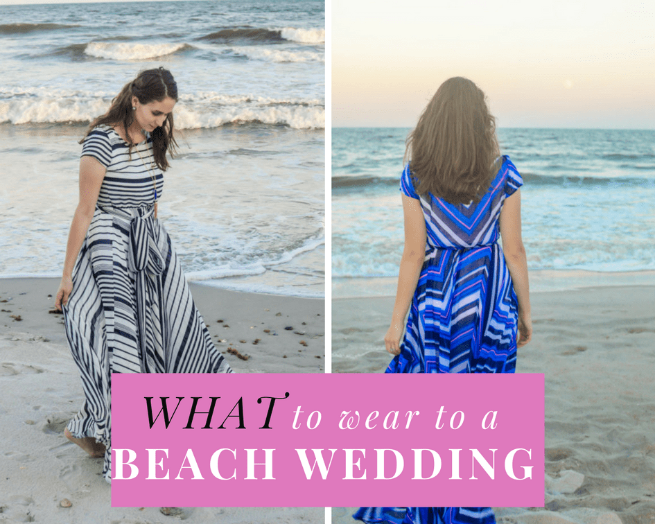 Beach wedding dress code