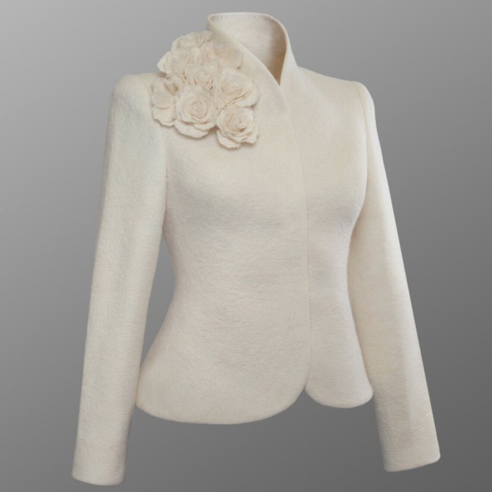 Bridal jackets for wedding dress