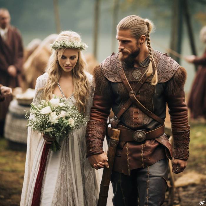 Nordic Viking Wedding Dress A Modern Interpretation